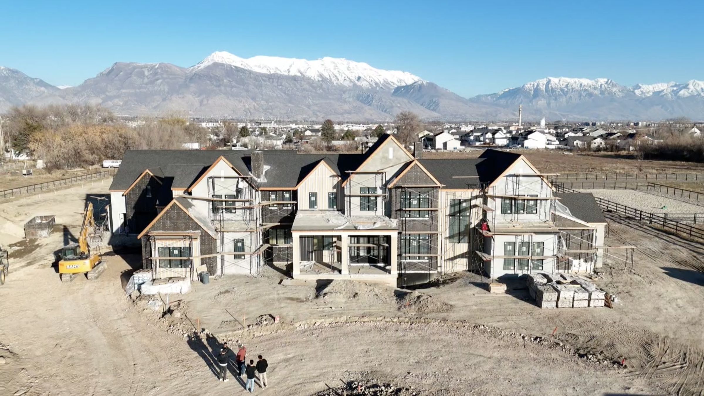 New Construction Aerial Lehi, Utah, photographed by Utah Real Estate Visuals