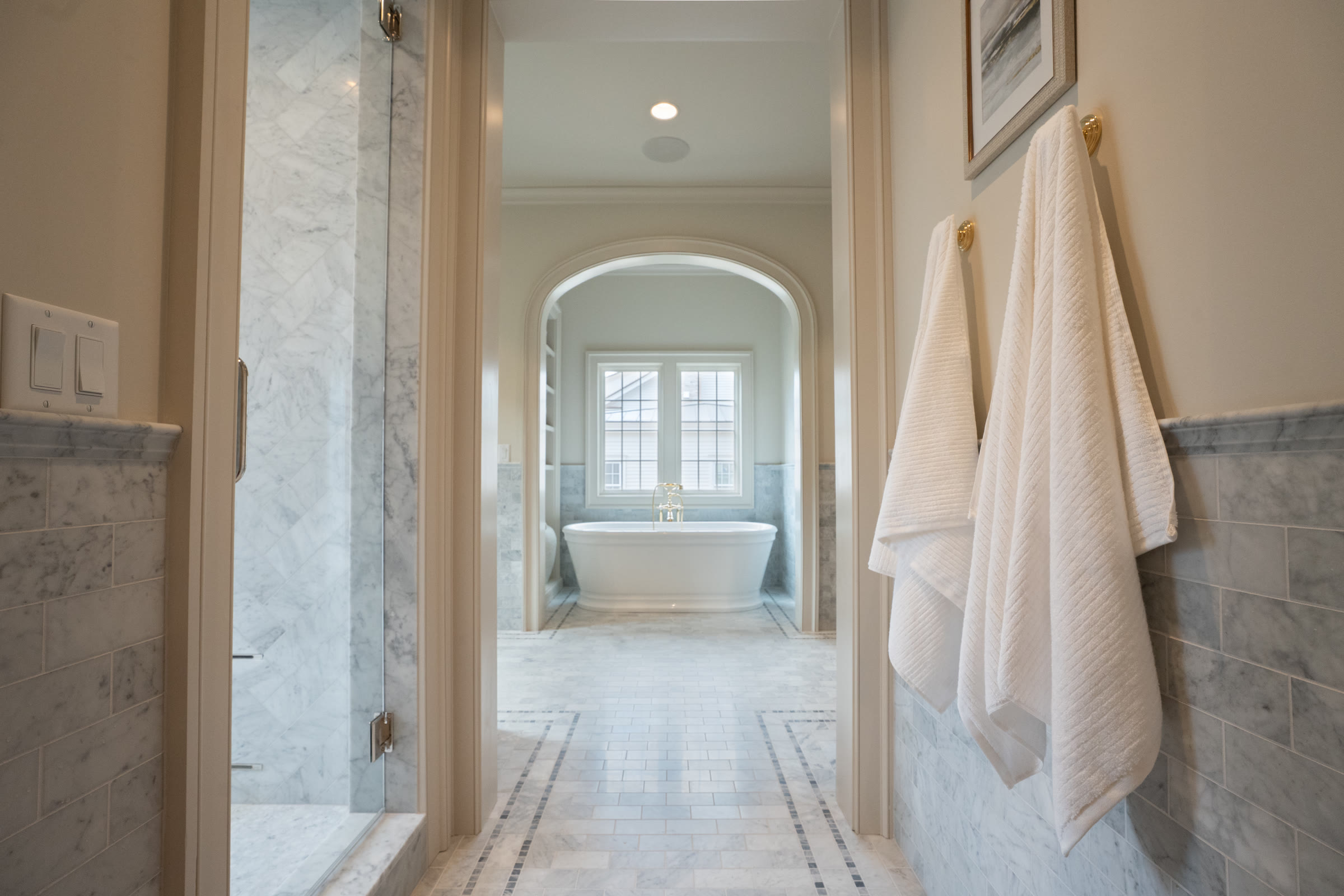 Primary Bathroom Soaking Tub, Utah, photographed by Utah Real Estate Visuals
