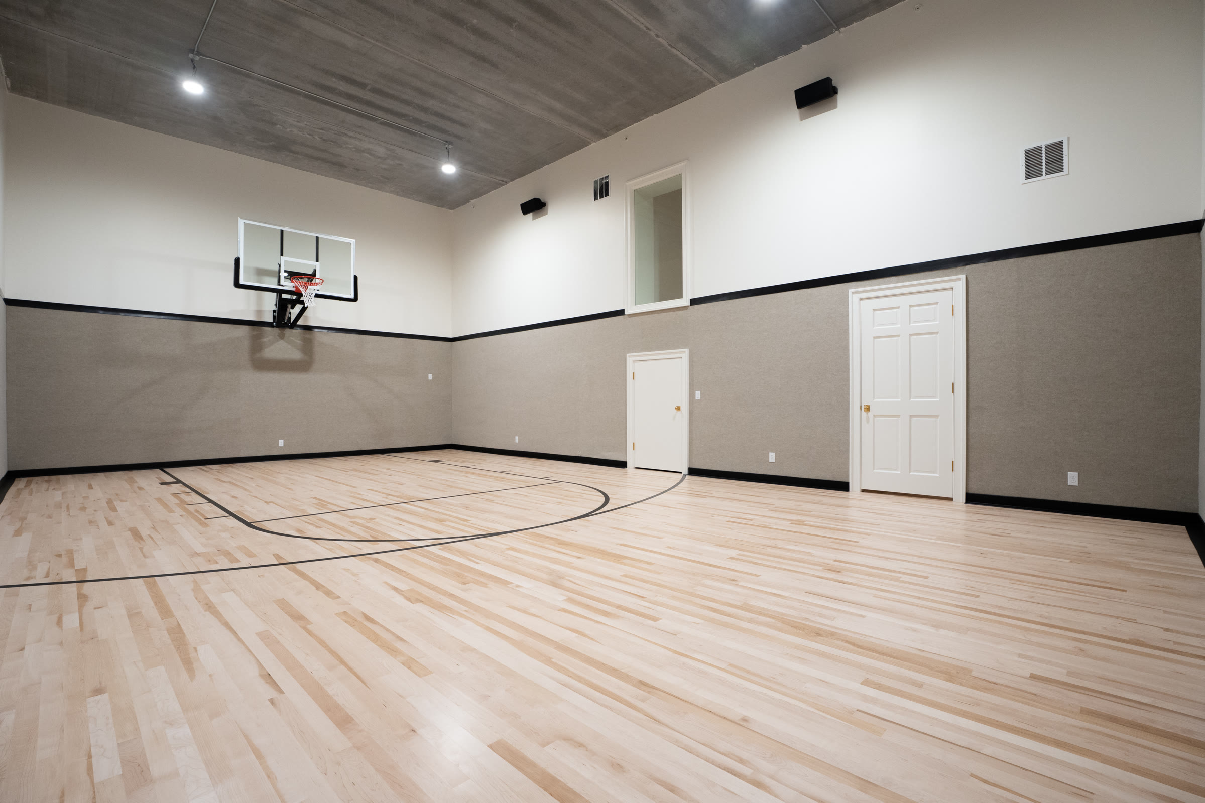 Indoor Sport Court, Utah, photographed by Utah Real Estate Visuals